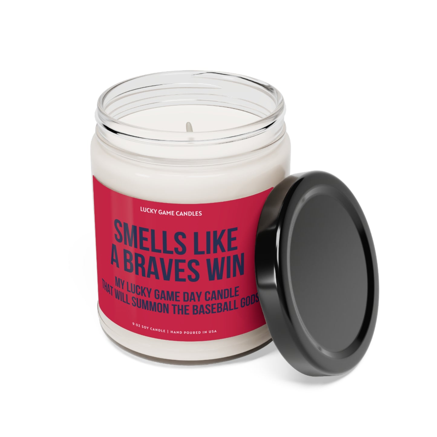 Smells Like A Braves Win Candle, Unique Gift Idea, Atlanta Braves Gift –  Lucky Game Candles