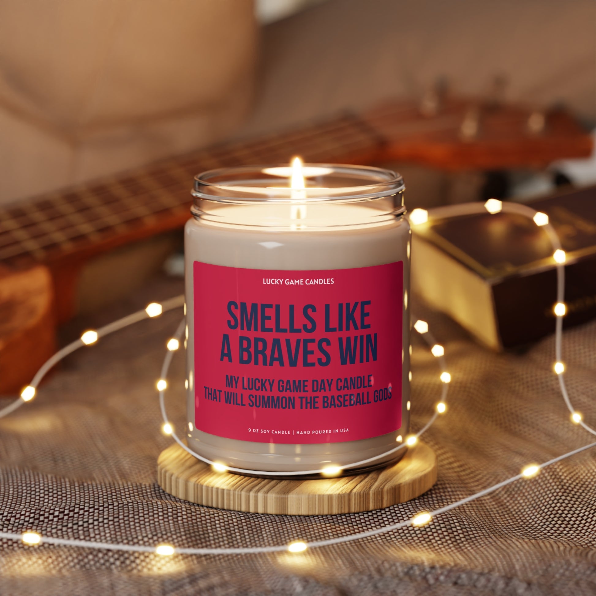 Smells Like A Braves Win Candle, Unique Gift Idea, Atlanta Braves Gift –  Lucky Game Candles